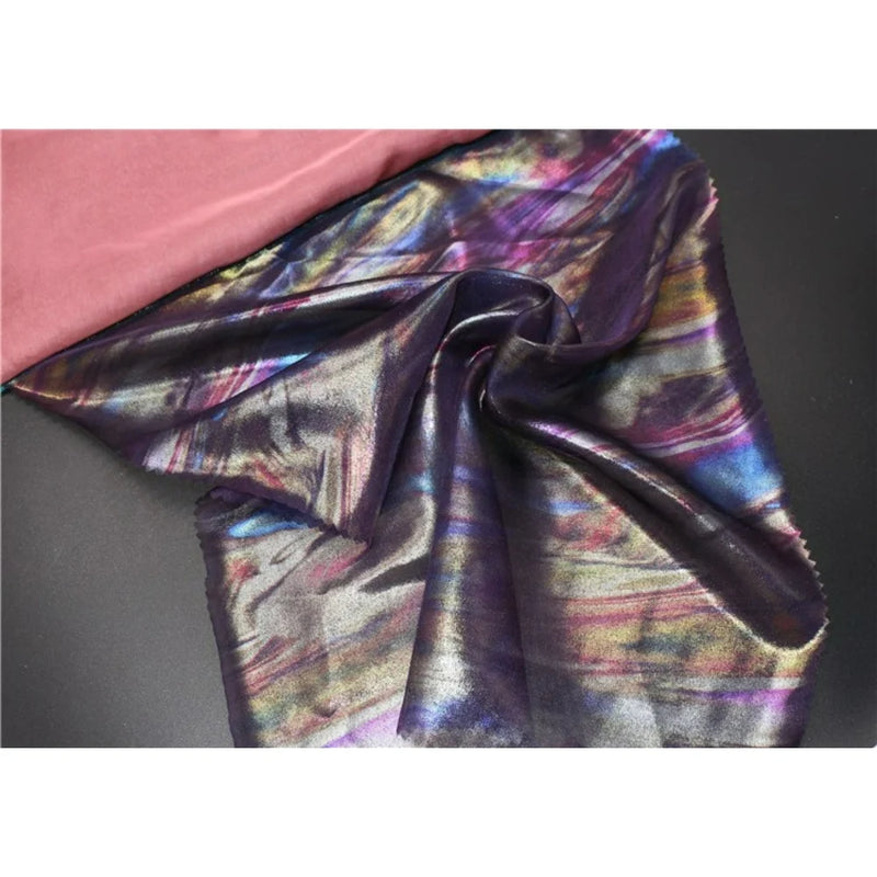 iridescentplainweavechiffonfabricbytheyard