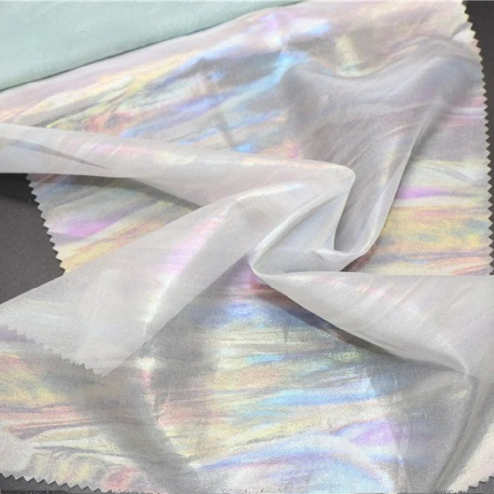iridescentplainweavechiffonfabricbytheyard