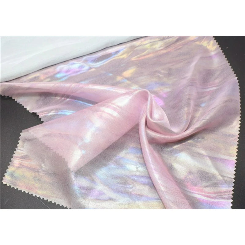 iridescentplainweavechiffonfabricbytheyard