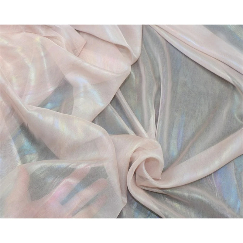 iridescentplainweavechiffonfabricbytheyard
