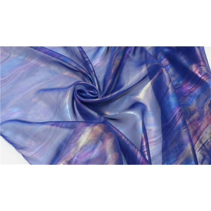 iridescentplainweavechiffonfabricbytheyard