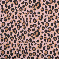 Leopard Cotton Flannel Fabric By The Yard | Floral Cozy Flannel Material | Dresses Blouse Shirt Flannel Textile Cloth