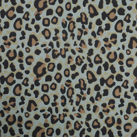 Leopard Cotton Flannel Fabric By The Yard | Floral Cozy Flannel Material | Dresses Blouse Shirt Flannel Textile Cloth