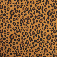 Leopard Cotton Flannel Fabric By The Yard | Floral Cozy Flannel Material | Dresses Blouse Shirt Flannel Textile Cloth