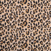 Leopard Cotton Flannel Fabric By The Yard | Floral Cozy Flannel Material | Dresses Blouse Shirt Flannel Textile Cloth
