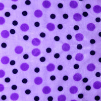 Minky Dot Fabric By The Yard | Printed Dot Patterned Cuddle Minky Fabric | DIY Plushies Toys Sewing Craft Upholstery Material