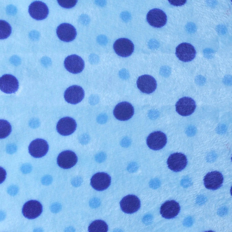Minky Dot Fabric By The Yard | Printed Dot Patterned Cuddle Minky Fabric | DIY Plushies Toys Sewing Craft Upholstery Material