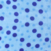 Minky Dot Fabric By The Yard | Printed Dot Patterned Cuddle Minky Fabric | DIY Plushies Toys Sewing Craft Upholstery Material