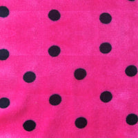 Minky Dot Fabric By The Yard | Printed Dot Patterned Cuddle Minky Fabric | DIY Plushies Toys Sewing Craft Upholstery Material