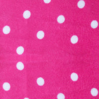Minky Dot Fabric By The Yard | Printed Dot Patterned Cuddle Minky Fabric | DIY Plushies Toys Sewing Craft Upholstery Material