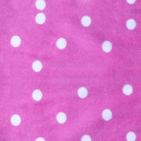 Minky Dot Fabric By The Yard | Printed Dot Patterned Cuddle Minky Fabric | DIY Plushies Toys Sewing Craft Upholstery Material