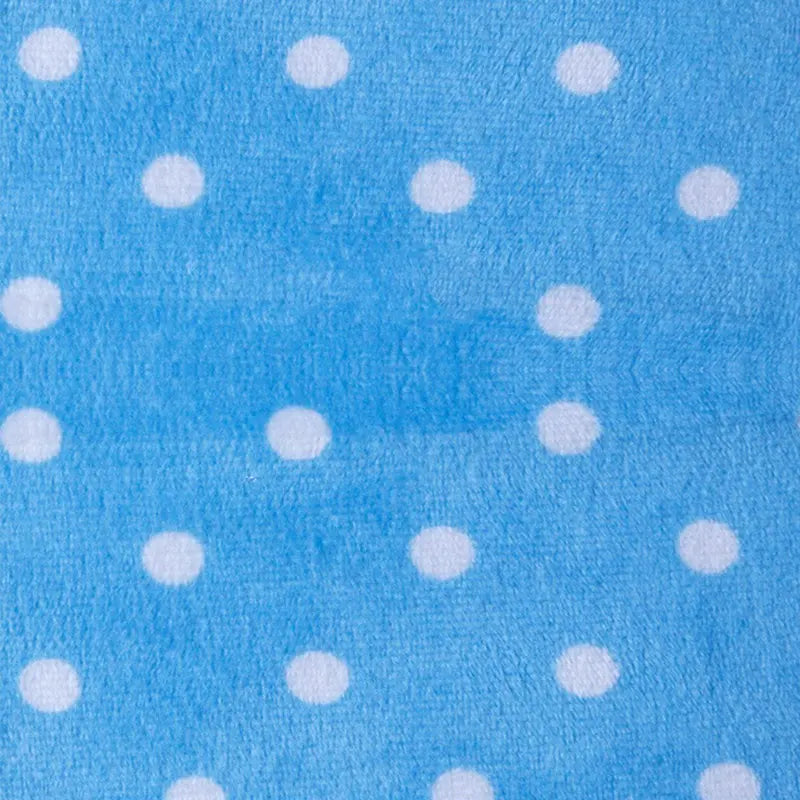 Minky Dot Fabric By The Yard | Printed Dot Patterned Cuddle Minky Fabric | DIY Plushies Toys Sewing Craft Upholstery Material