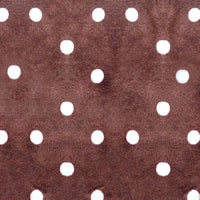 Minky Dot Fabric By The Yard | Printed Dot Patterned Cuddle Minky Fabric | DIY Plushies Toys Sewing Craft Upholstery Material