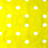 Minky Dot Fabric By The Yard | Printed Dot Patterned Cuddle Minky Fabric | DIY Plushies Toys Sewing Craft Upholstery Material