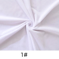A spiral of white Minky Fabric by the Yard from Longon Craft, made of thick, soft plush polyester for craft, sewing, and upholstery projects. The text “1#” is shown at the bottom of the image.