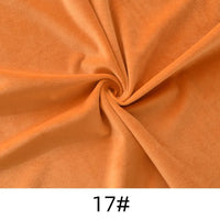 Longon Craft’s Solid Color Thick Cuddle Minky Fabric by the yard is swirled to showcase its plush texture and drape, perfect for soft dolls, plushies, sewing, and upholstery. "17#" appears below.