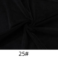 Longon Craft’s Solid Color Thick Cuddle Minky Fabric features black plush polyester with a swirled, soft texture. The "25#" label appears on a white background, ideal for sewing, plushies, and upholstery projects.