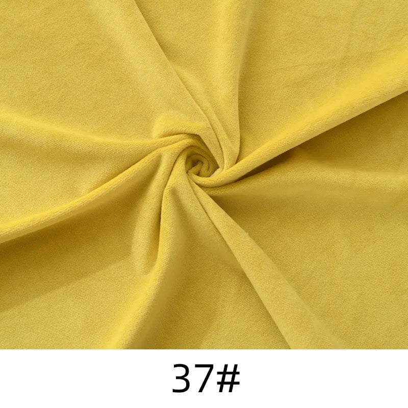 A piece of Longon Craft Solid Color Thick Cuddle Minky Fabric by the yard is twisted into a spiral, with the number 37# shown at the bottom.