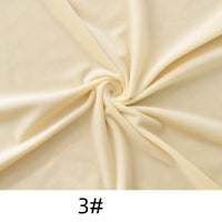 Cream-colored Minky Fabric by the yard from Longon Craft, made of plush polyester in a spiral shape, displayed flat and labeled “3#”. Ideal for soft dolls, plushies, craft sewing, and upholstery projects.