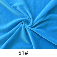 Bright blue Longon Craft Minky Fabric By The Yard, thick and spiral-patterned, ideal for soft dolls, plushies, and upholstery. Label "51#" is shown at the bottom of the image.