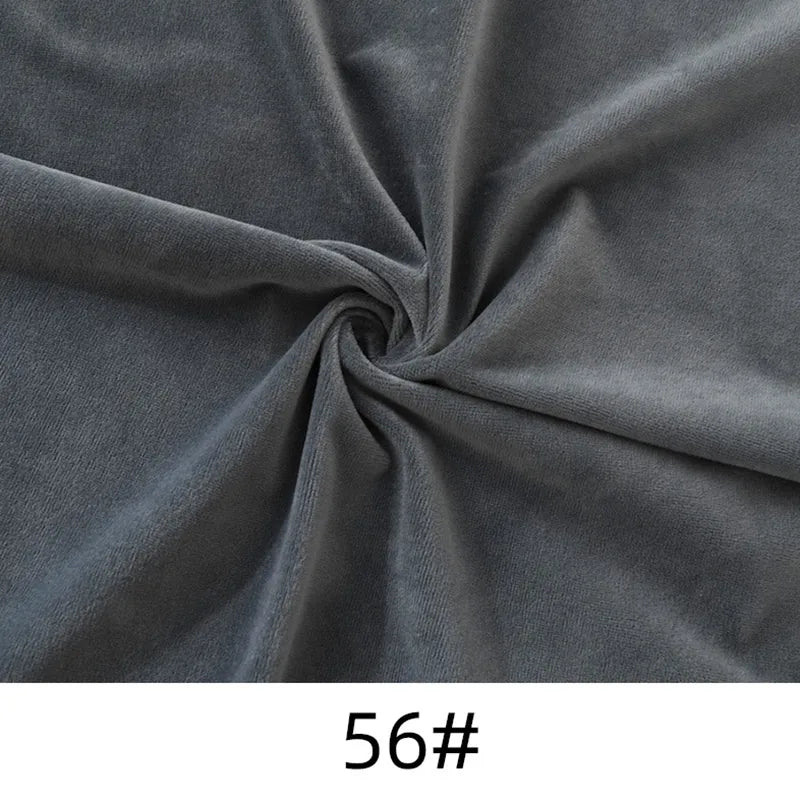 Longon Craft’s Minky Fabric By The Yard in dark gray features a twisted swirl texture in thick, soft polyester, ideal for plushies and upholstery. The number “56#” appears below the sample.