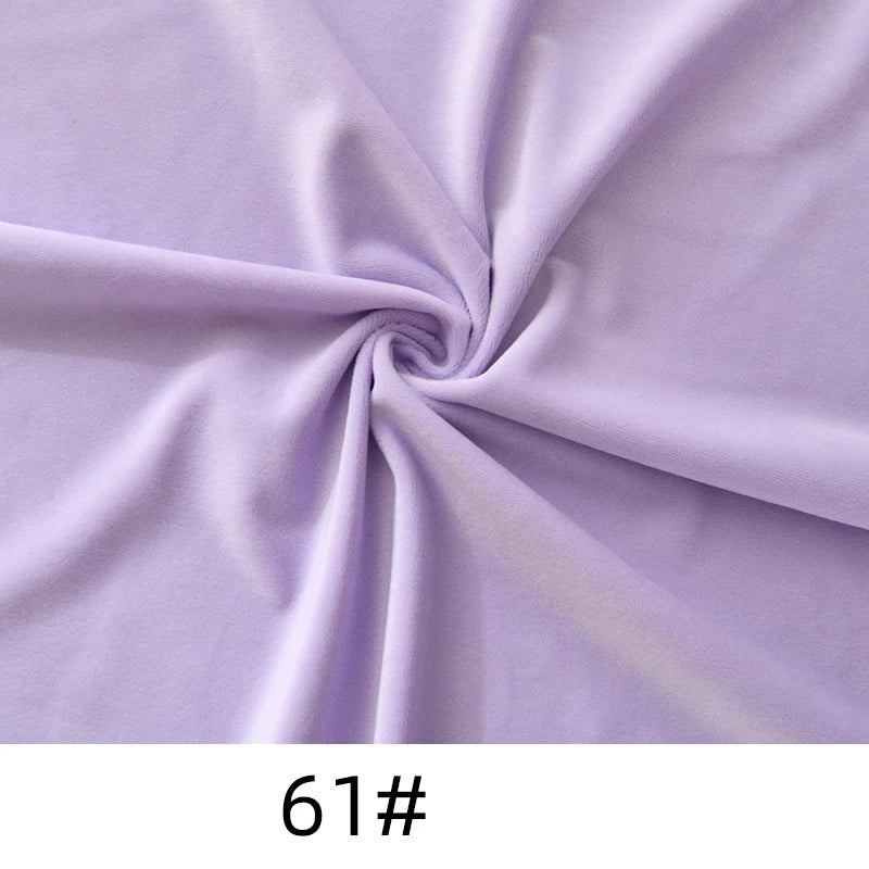 Light purple Minky Fabric By The Yard from Longon Craft, made of soft polyester microfiber in a swirl pattern, code "61#", ideal for plushies, crafts, and upholstery.
