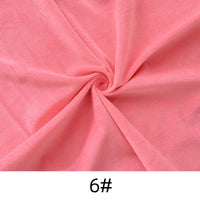 A swirl of Longon Craft Minky Fabric By The Yard (Solid Color Thick Cuddle) is shown, with "6#" labeled at the bottom, perfect for plushies, craft sewing, and upholstery projects.
