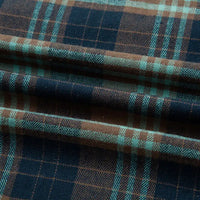 Plaid Cotton Flannel Fabric By The Yard | Cozy Fall Flannel Material | Comfy Shirt Dresses Trousers Sewing Flannel Textile Cloth