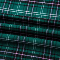 Plaid Cotton Flannel Fabric By The Yard | Cozy Fall Flannel Material | Comfy Shirt Dresses Trousers Sewing Flannel Textile Cloth