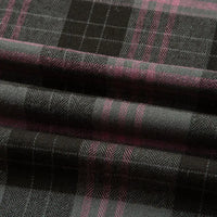 Plaid Cotton Flannel Fabric By The Yard | Cozy Fall Flannel Material | Comfy Shirt Dresses Trousers Sewing Flannel Textile Cloth