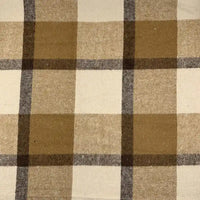 Plaid Fall Flannel Fabric By The Yard | Polyester Cotton Flannelette Fabric Material | Comfy Dresses Shirt Sewing Cloth