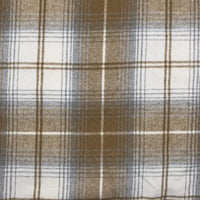 Plaid Fall Flannel Fabric By The Yard | Polyester Cotton Flannelette Fabric Material | Comfy Dresses Shirt Sewing Cloth