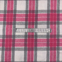 Plaid Fall Flannel Fabric By The Yard | Polyester Cotton Flannelette Fabric Material | Comfy Dresses Shirt Sewing Cloth