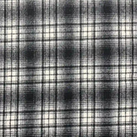 Plaid Fall Flannel Fabric By The Yard | Polyester Cotton Flannelette Fabric Material | Comfy Dresses Shirt Sewing Cloth