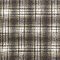 Plaid Fall Flannel Fabric By The Yard | Polyester Cotton Flannelette Fabric Material | Comfy Dresses Shirt Sewing Cloth