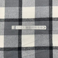 Plaid Fall Flannel Fabric By The Yard | Polyester Cotton Flannelette Fabric Material | Comfy Dresses Shirt Sewing Cloth