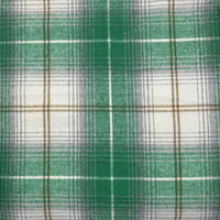 Plaid Fall Flannel Fabric By The Yard | Polyester Cotton Flannelette Fabric Material | Comfy Dresses Shirt Sewing Cloth