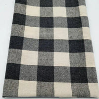 Plaid Flannel Fabric By The Yard | Christmas Holiday Flannelette Material | Cozy Colorful Plaid Polyester Cotton Flannel Cloth For Sewing