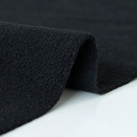 A close-up of Longon Craft's Plain Polar Fleece Fabric by the yard, a thick polyester anti-pill stretch polar fleece with a soft, textured surface, shown folded on a white background.