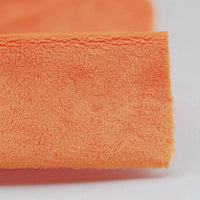 Close-up of Longon Craft Plush Minky Fabric By The Yard, a 5mm soft polyester minky material in solid color, showing its ultra-soft plush texture and neatly folded edge—perfect for plushies, sewing, and crafts.
