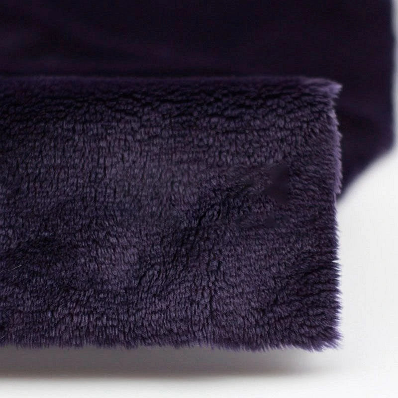 Close-up of Longon Craft's Plush Minky Fabric by the Yard—5mm soft solid polyester, perfect for plushies, baby blankets, and crafts with a textured surface.