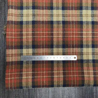 Polyester Cotton Plaid Flannel Fabric By The Yard | Cozy Fall Flannel Material | Baby Shirt Clothes Sewing Flannel Textile Cloth