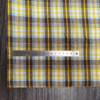 Polyester Cotton Plaid Flannel Fabric By The Yard | Cozy Fall Flannel Material | Baby Shirt Clothes Sewing Flannel Textile Cloth