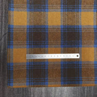 Polyester Cotton Plaid Flannel Fabric By The Yard | Cozy Fall Flannel Material | Baby Shirt Clothes Sewing Flannel Textile Cloth