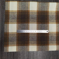 Polyester Cotton Plaid Flannel Fabric By The Yard | Cozy Fall Flannel Material | Baby Shirt Clothes Sewing Flannel Textile Cloth