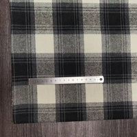 Polyester Cotton Plaid Flannel Fabric By The Yard | Cozy Fall Flannel Material | Baby Shirt Clothes Sewing Flannel Textile Cloth