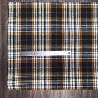 Polyester Cotton Plaid Flannel Fabric By The Yard | Cozy Fall Flannel Material | Baby Shirt Clothes Sewing Flannel Textile Cloth