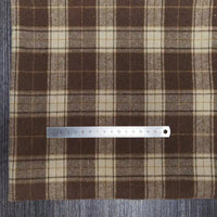 Polyester Cotton Plaid Flannel Fabric By The Yard | Cozy Fall Flannel Material | Baby Shirt Clothes Sewing Flannel Textile Cloth