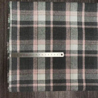 Polyester Cotton Plaid Flannel Fabric By The Yard | Cozy Fall Flannel Material | Baby Shirt Clothes Sewing Flannel Textile Cloth