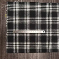 Polyester Cotton Plaid Flannel Fabric By The Yard | Cozy Fall Flannel Material | Baby Shirt Clothes Sewing Flannel Textile Cloth